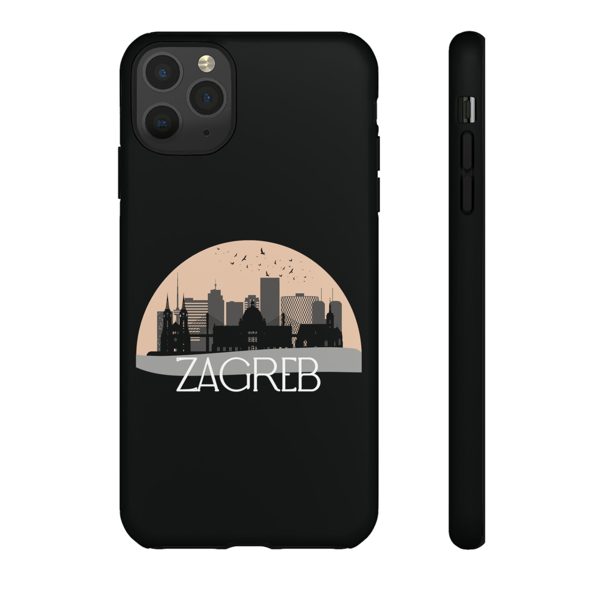 ZAGREB Phone Case - Black