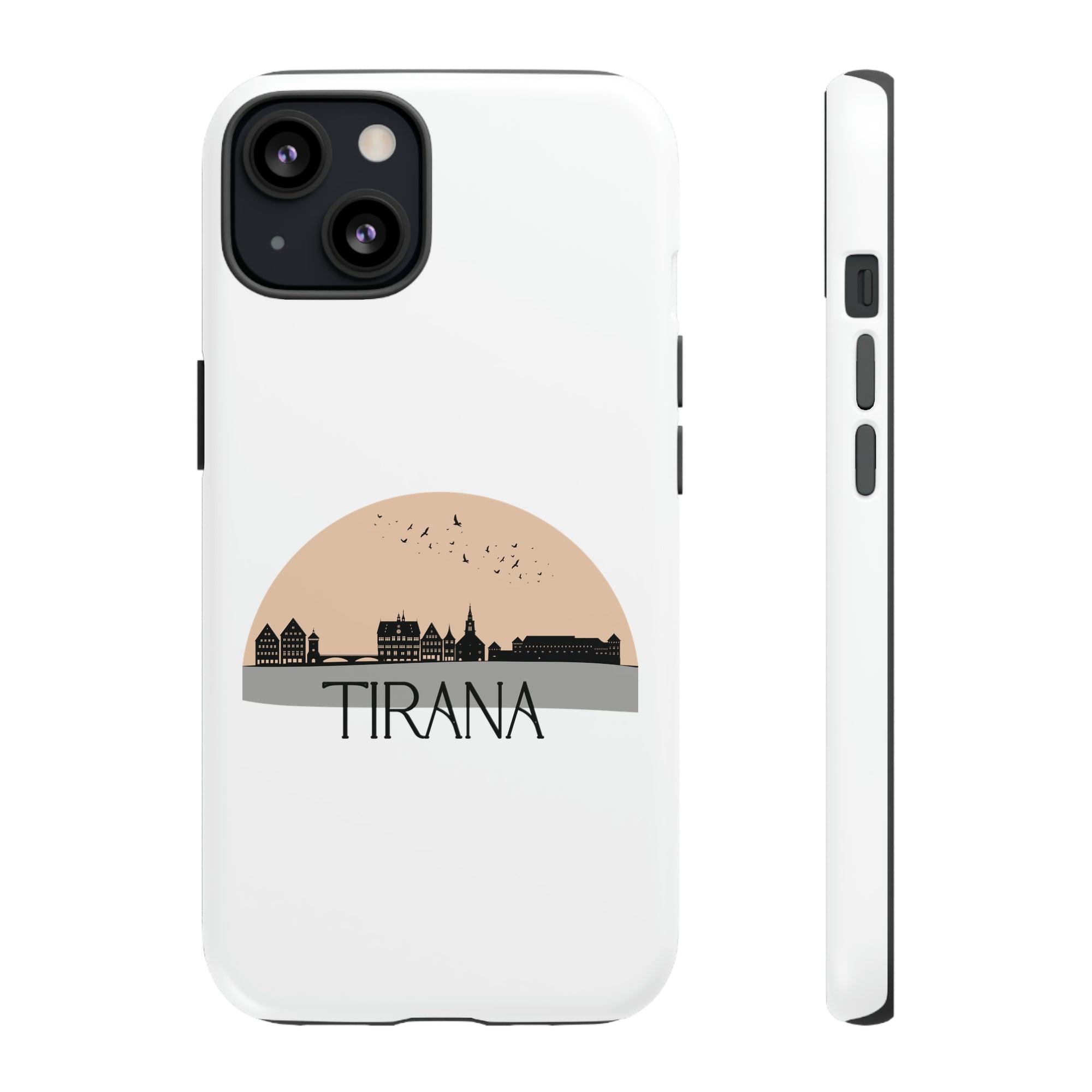 TIRANA Phone Case - White