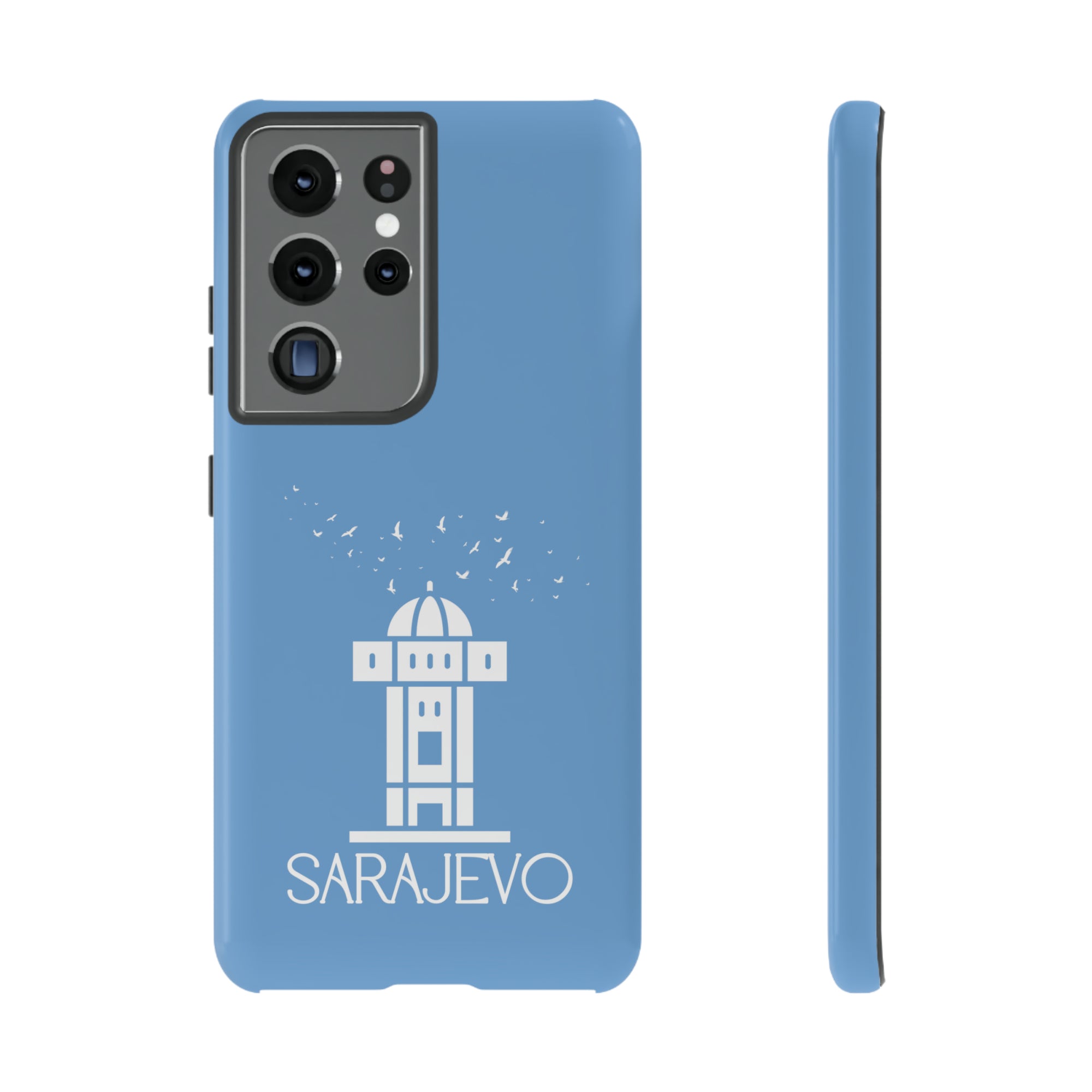 SARAJEVO SEBILJ Phone Case - Light Blue