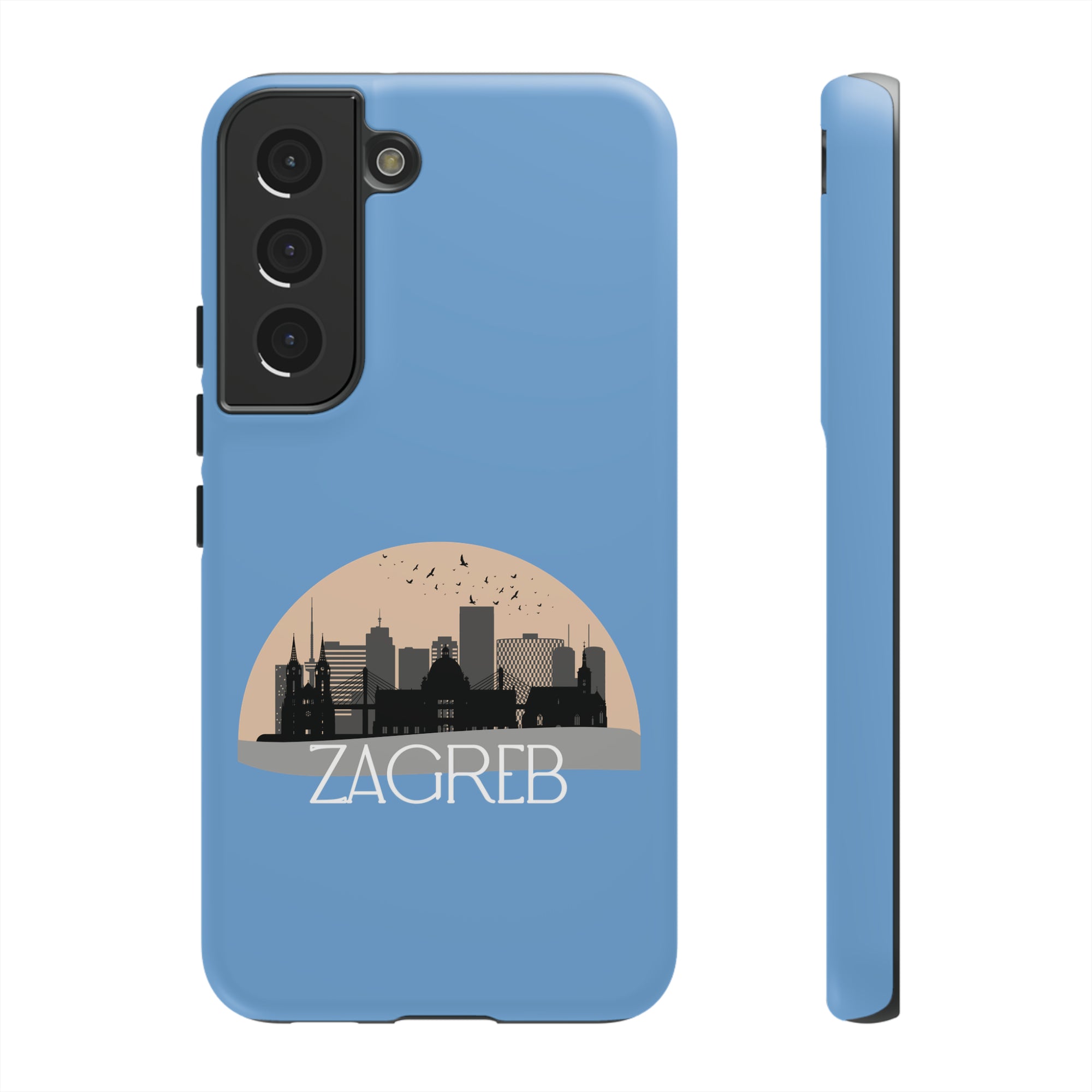 ZAGREB Phone Case - Light Blue