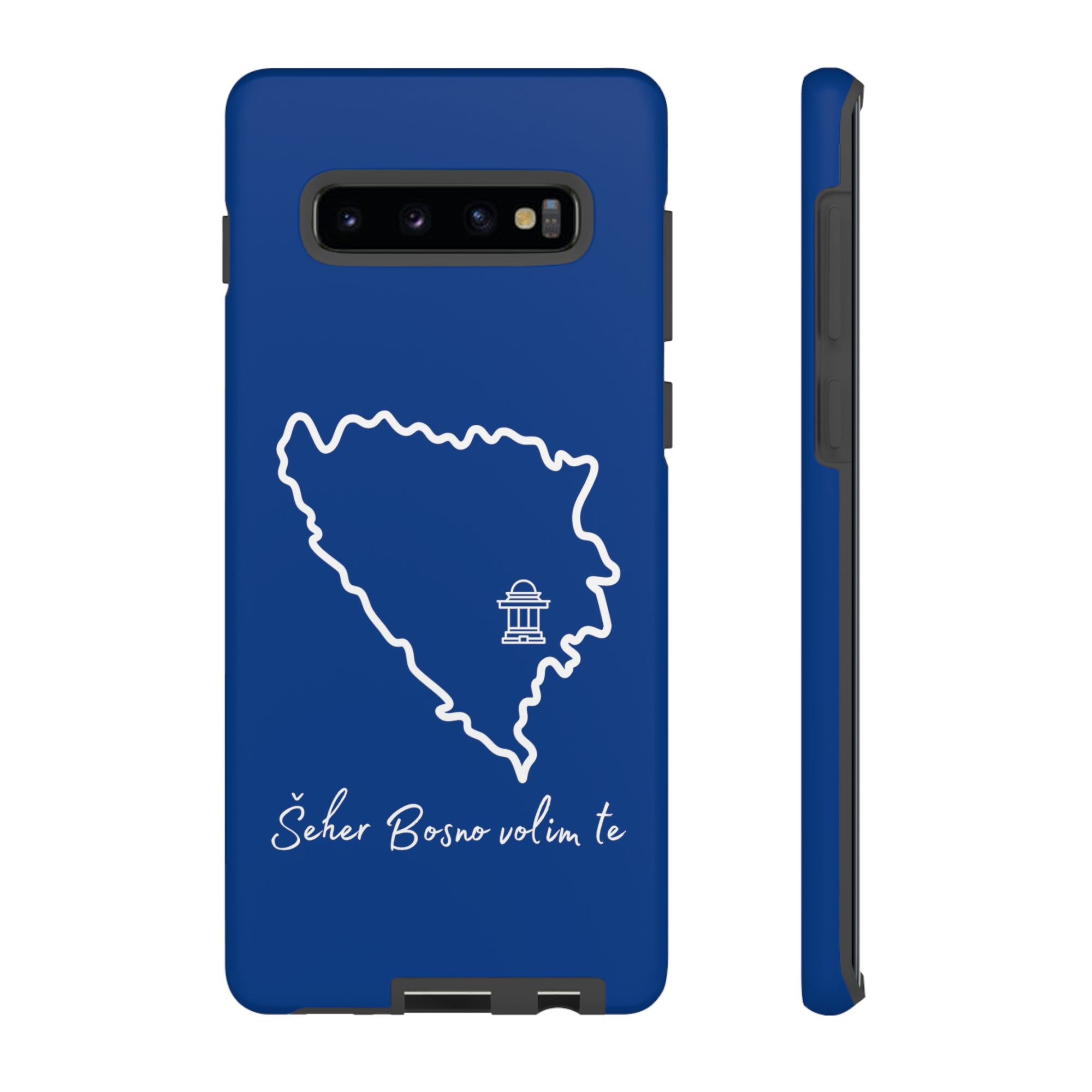 Šeher Bosno Volim Te Phone Case - Blue