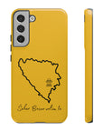 Šeher Bosno Volim Te Phone Case - Yellow