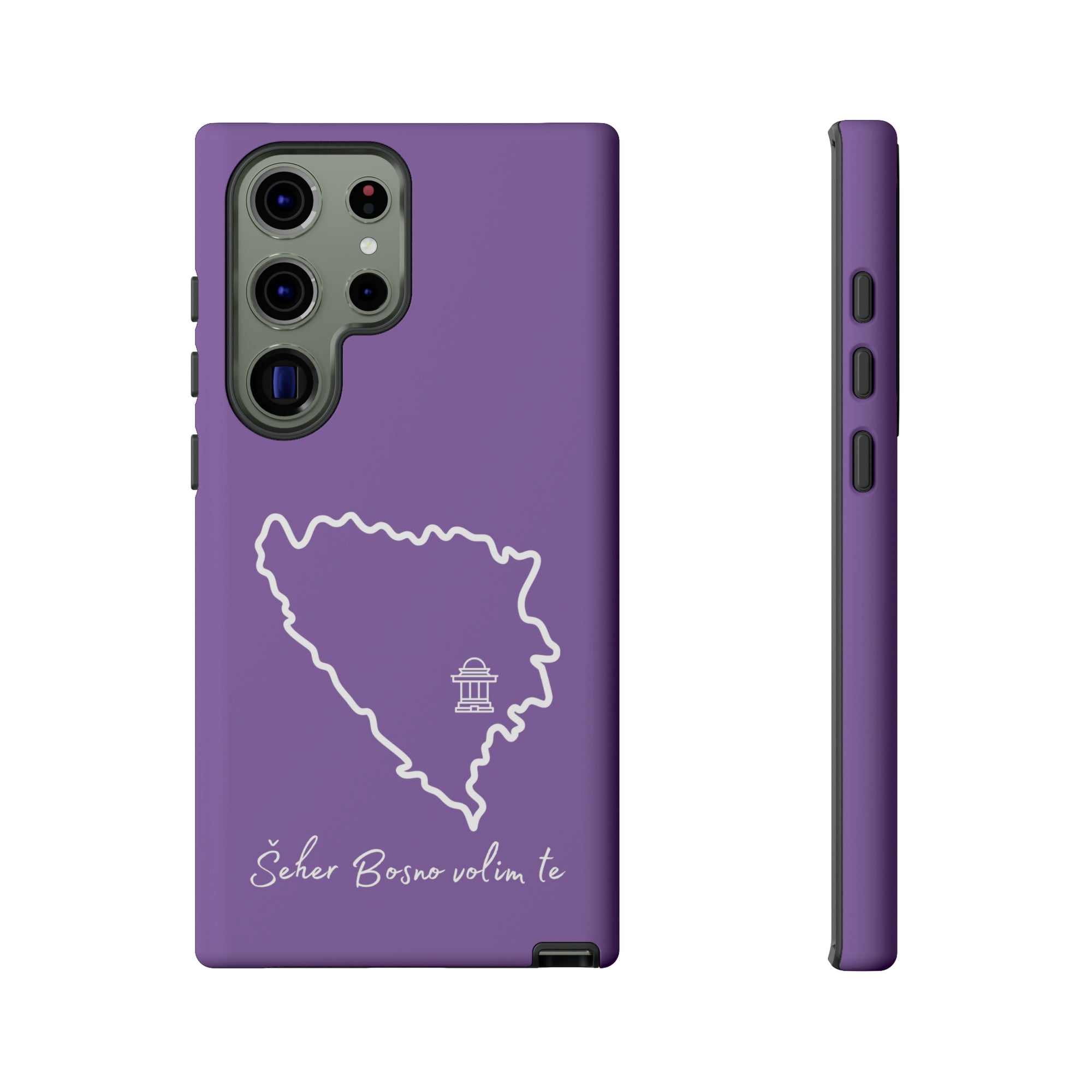 Šeher Bosno Volim Te Phone Case - Purple