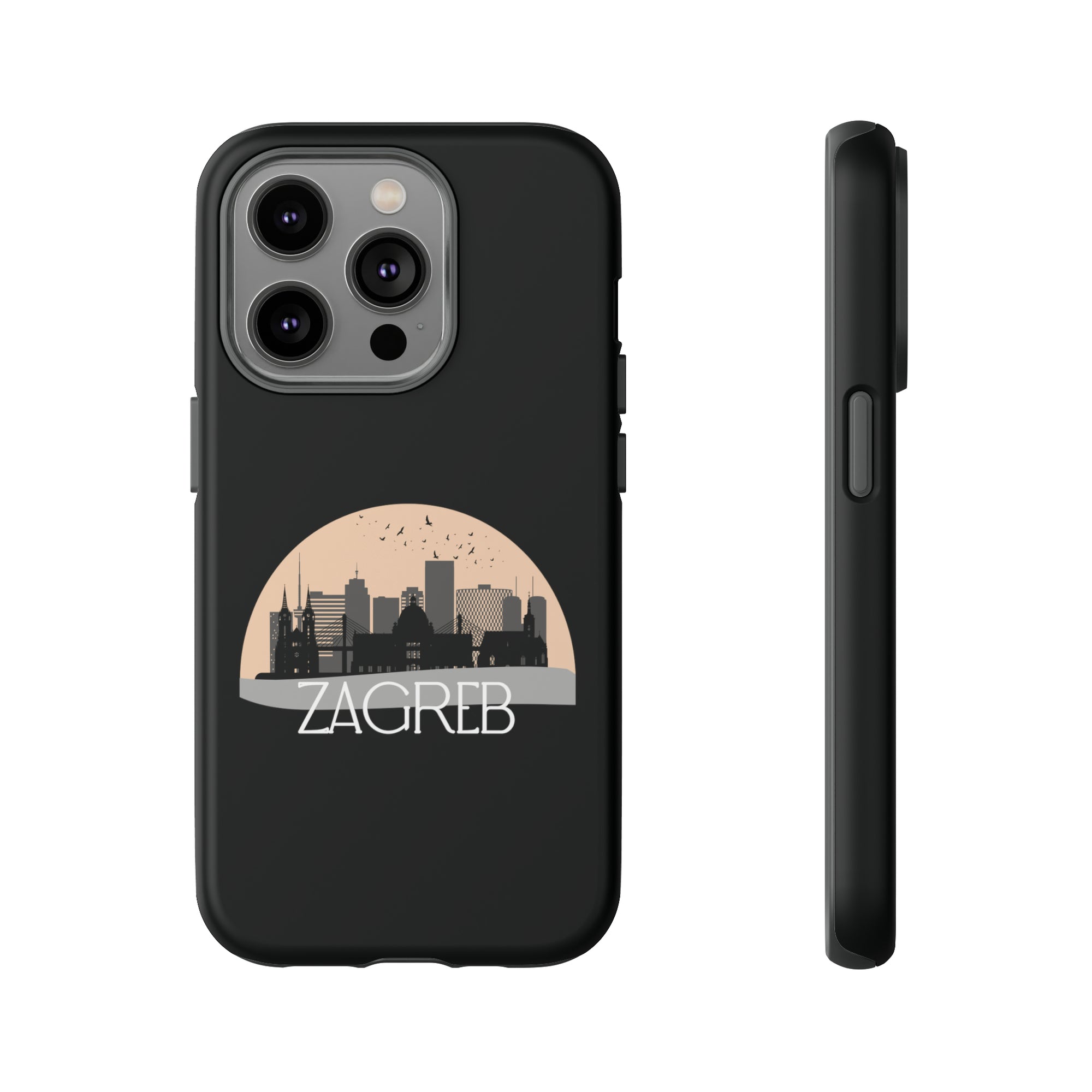 ZAGREB Phone Case - Black