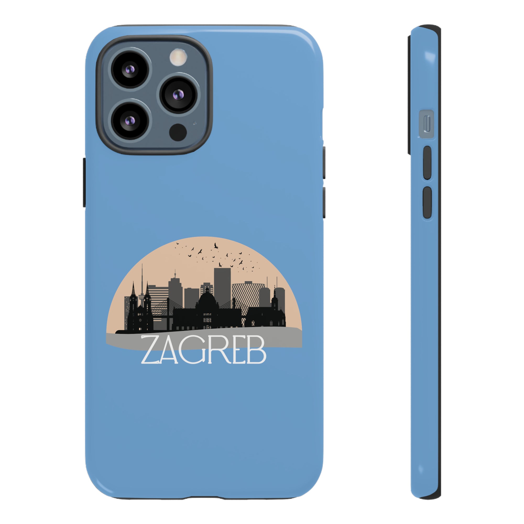 ZAGREB Phone Case - Light Blue