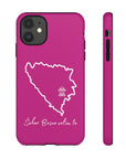 Šeher Bosno Volim Te Phone Case - Pink