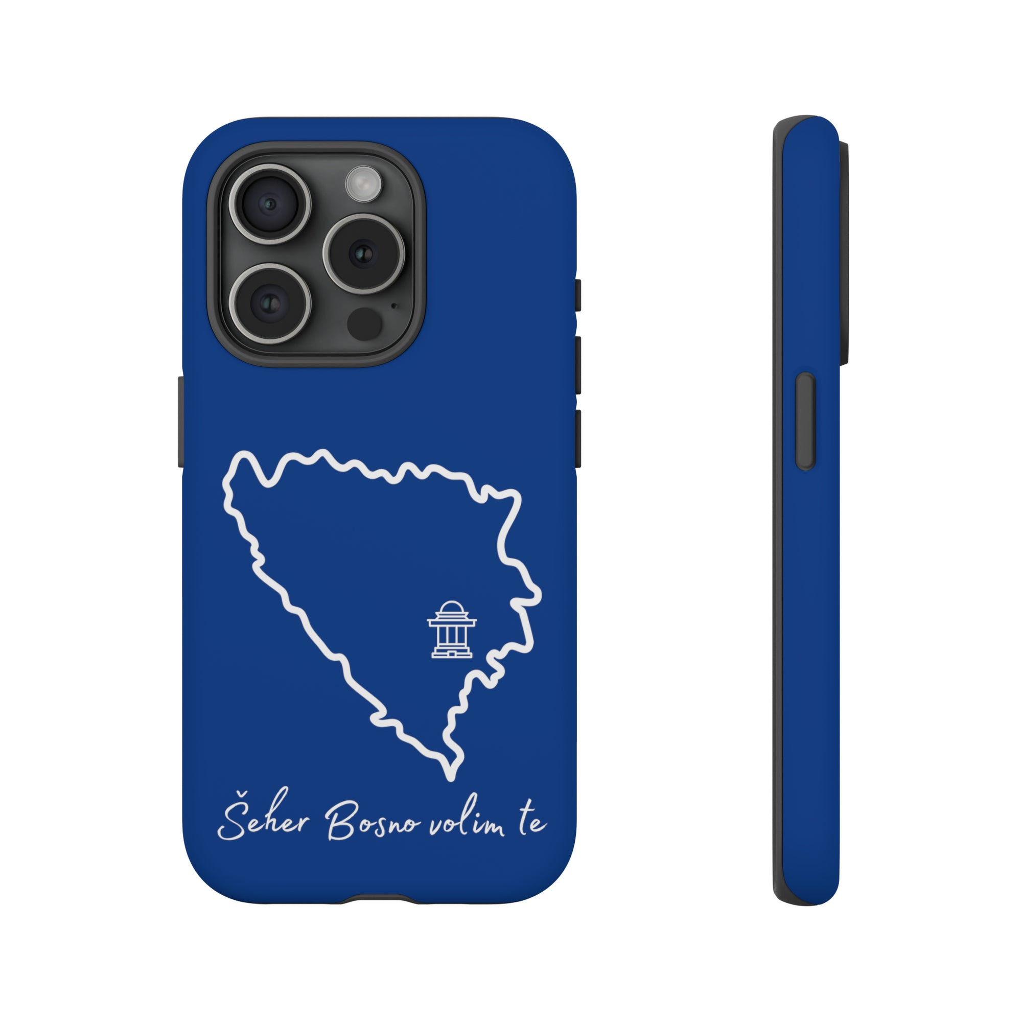 Šeher Bosno Volim Te Phone Case - Blue