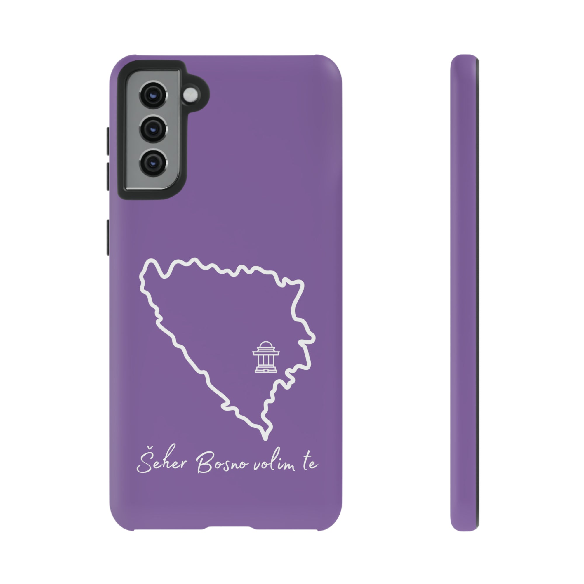 Šeher Bosno Volim Te Phone Case - Purple