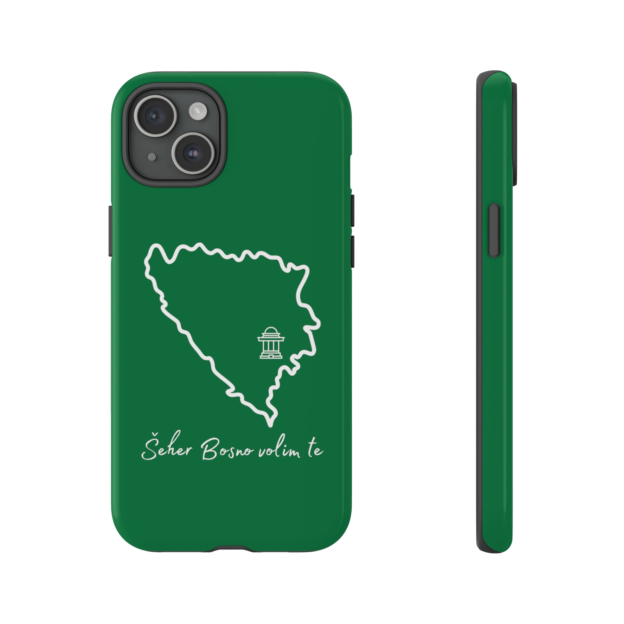 Šeher Bosno Volim Te Phone Case - Green