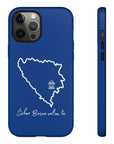 Šeher Bosno Volim Te Phone Case - Blue