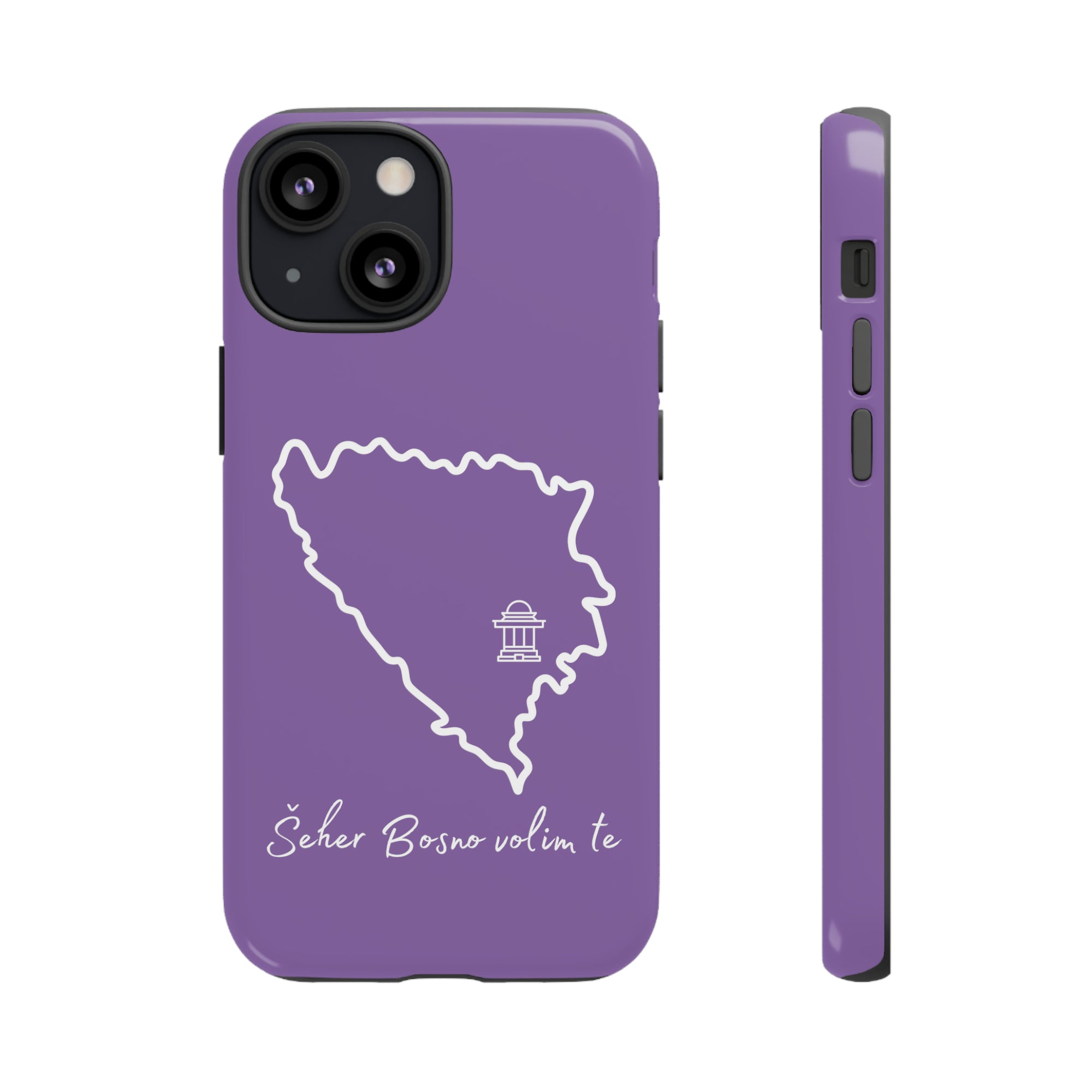 Šeher Bosno Volim Te Phone Case - Purple