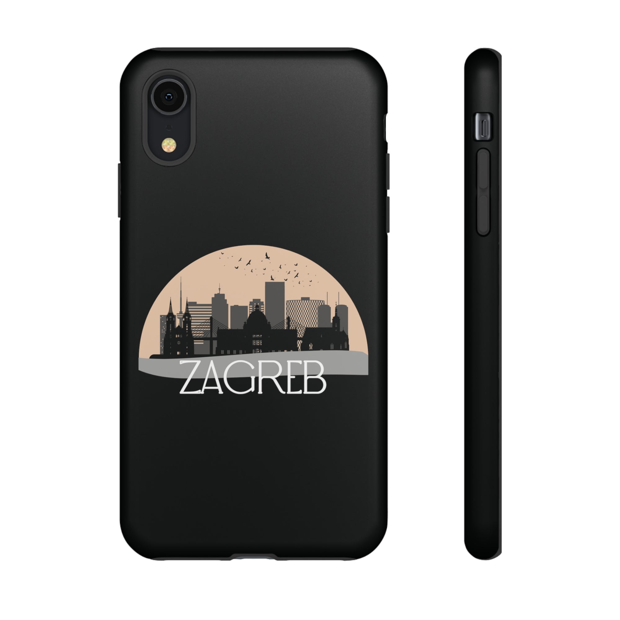 ZAGREB Phone Case - Black