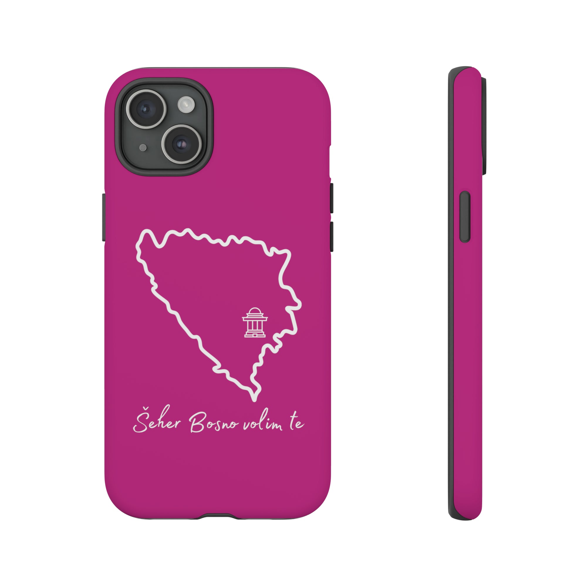 Šeher Bosno Volim Te Phone Case - Pink