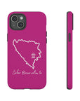 Šeher Bosno Volim Te Phone Case - Pink