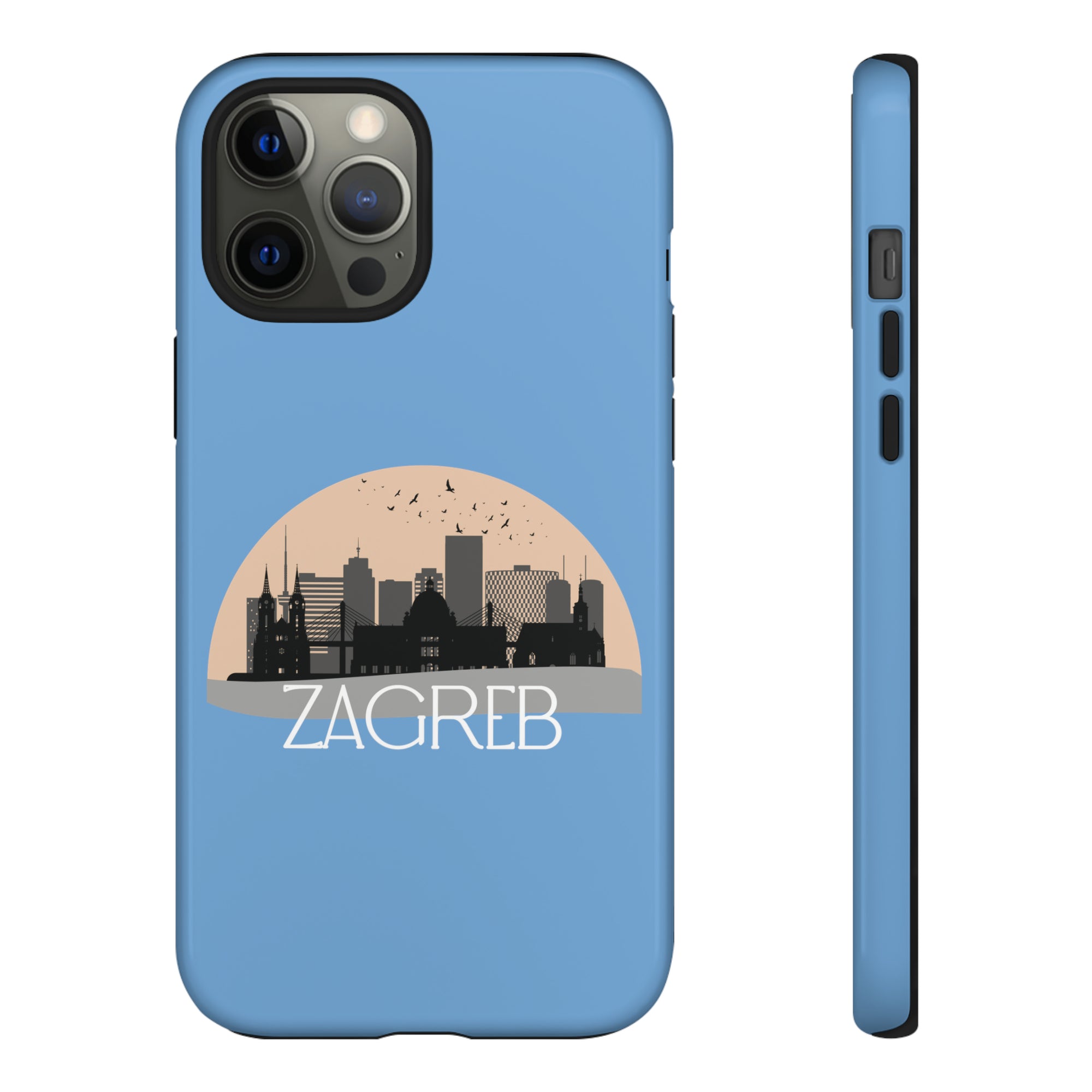 ZAGREB Phone Case - Light Blue