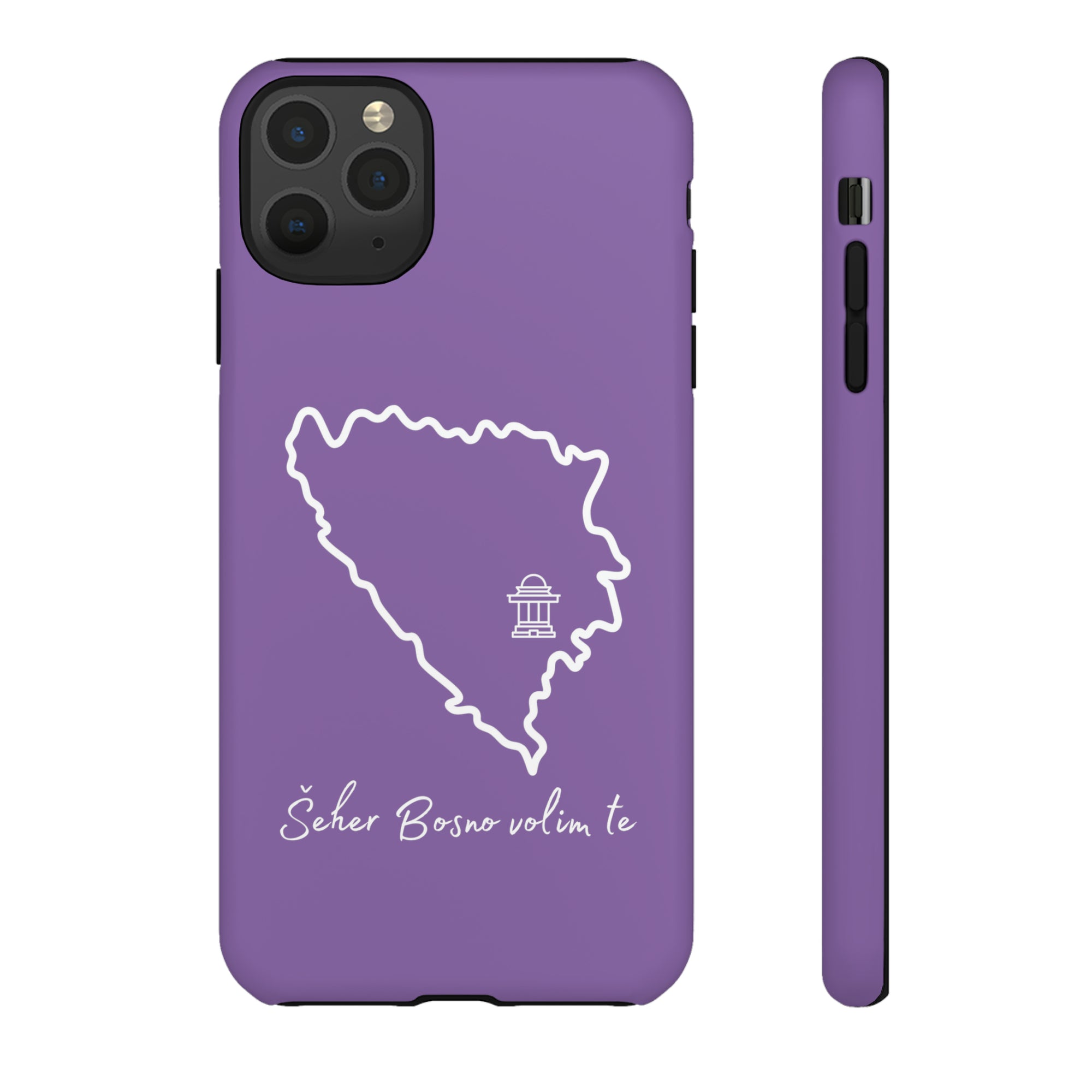 Šeher Bosno Volim Te Phone Case - Purple