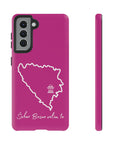 Šeher Bosno Volim Te Phone Case - Pink