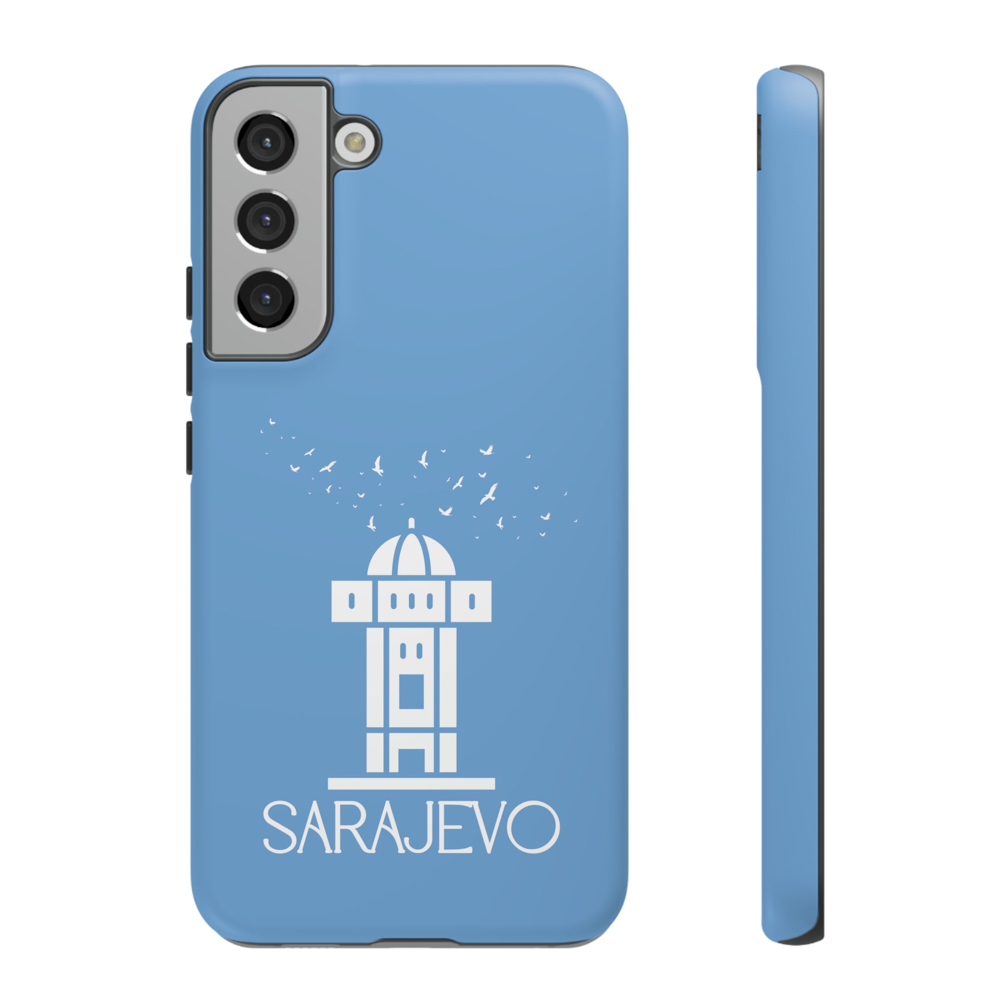 SARAJEVO SEBILJ Phone Case - Light Blue