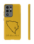 Šeher Bosno Volim Te Phone Case - Yellow