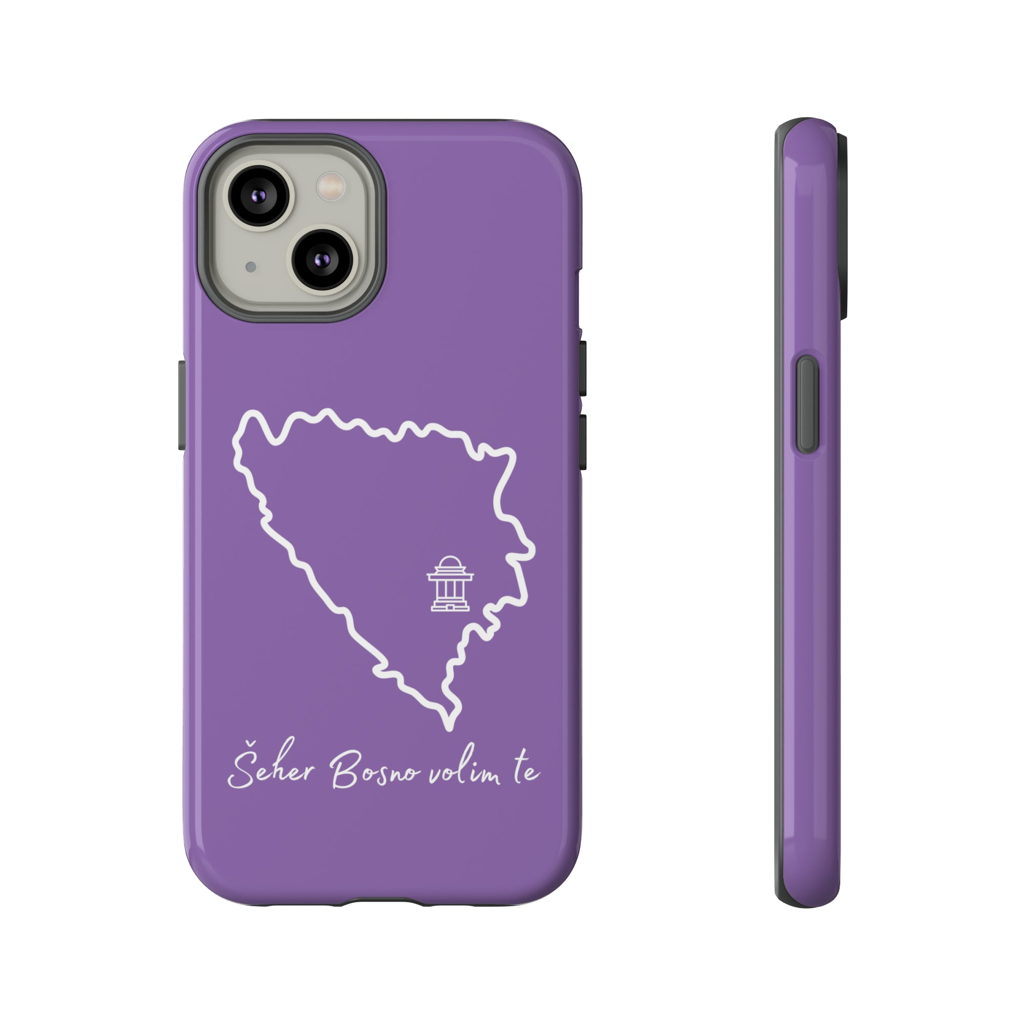 Šeher Bosno Volim Te Phone Case - Purple