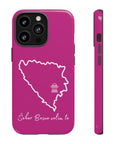 Šeher Bosno Volim Te Phone Case - Pink