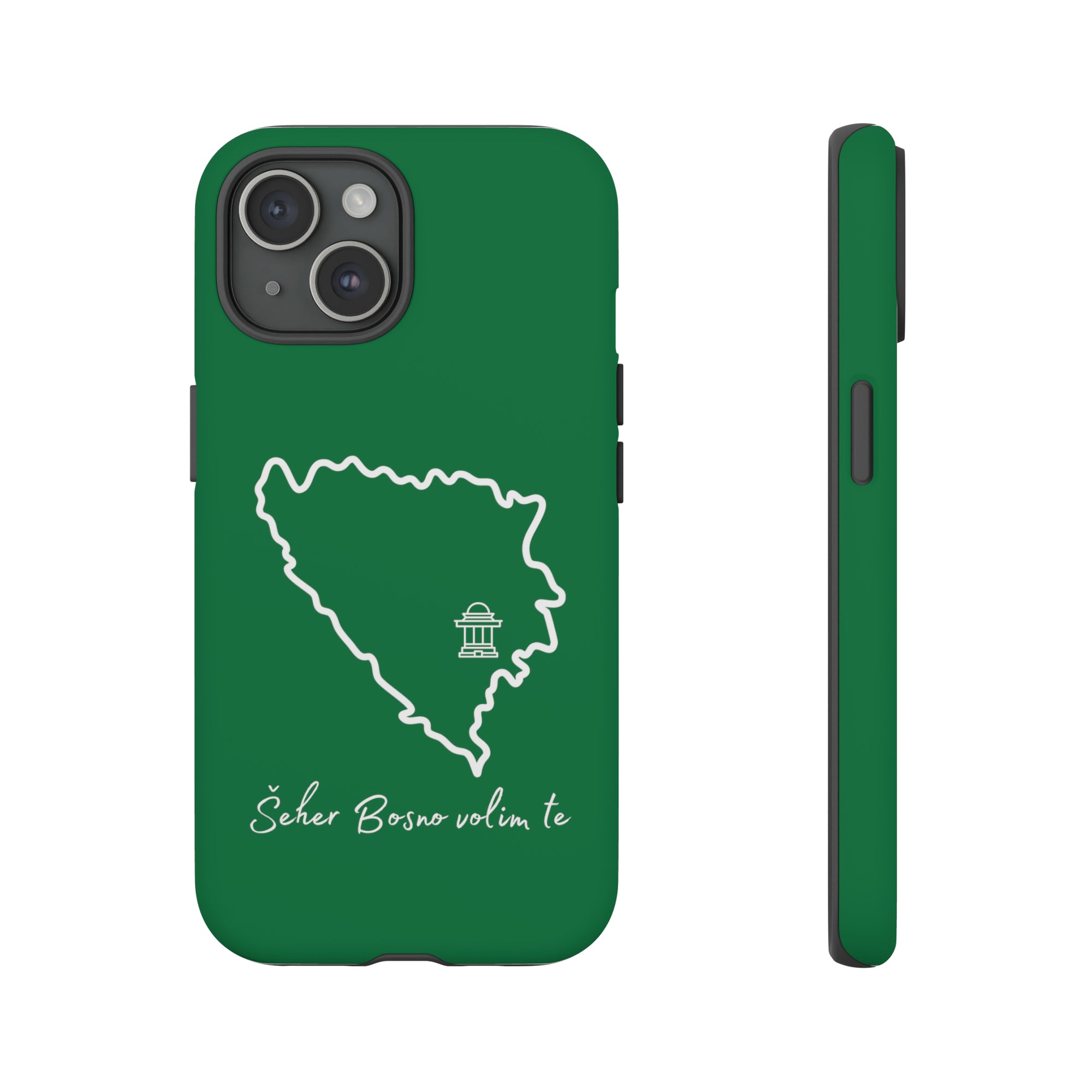 Šeher Bosno Volim Te Phone Case - Green