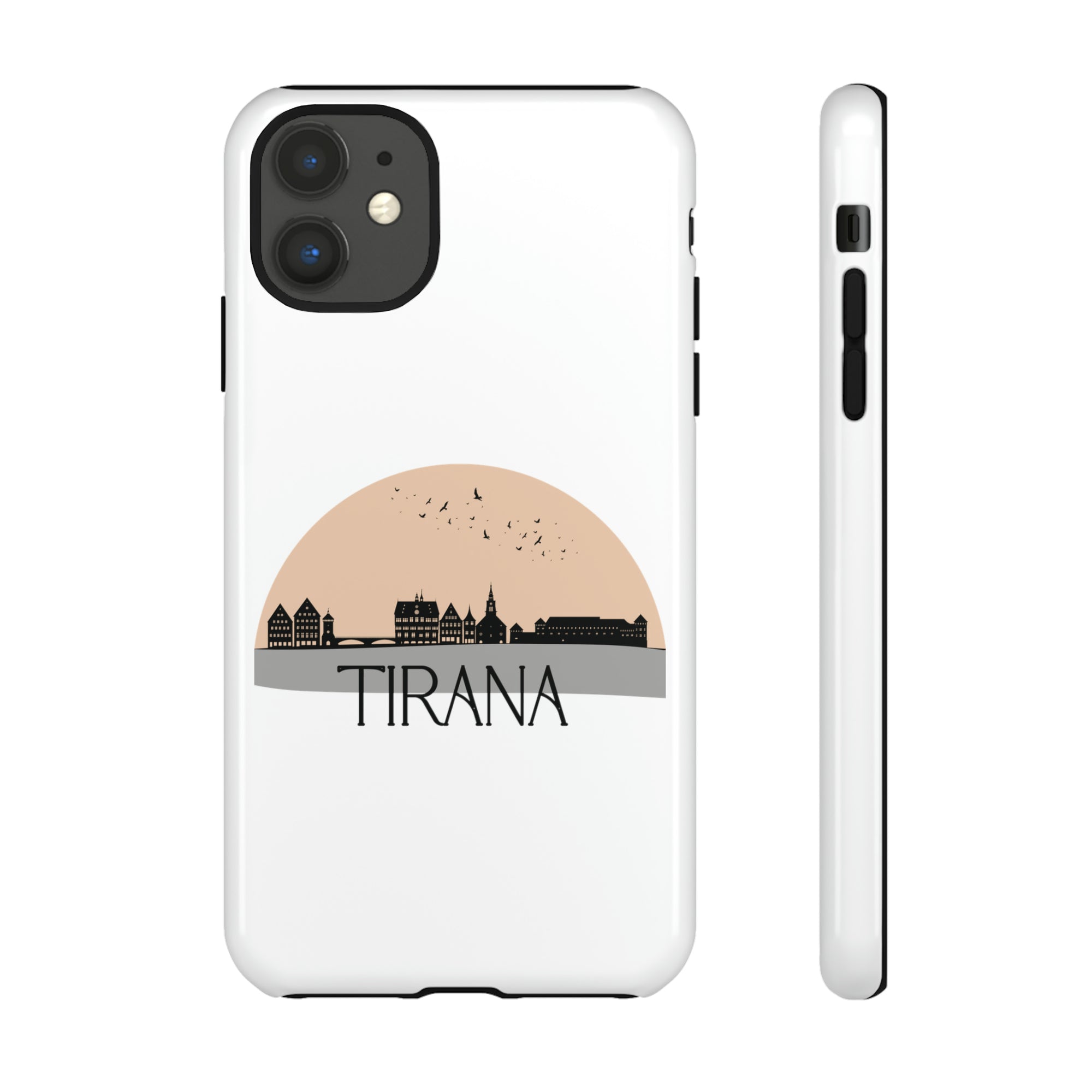 TIRANA Phone Case - White