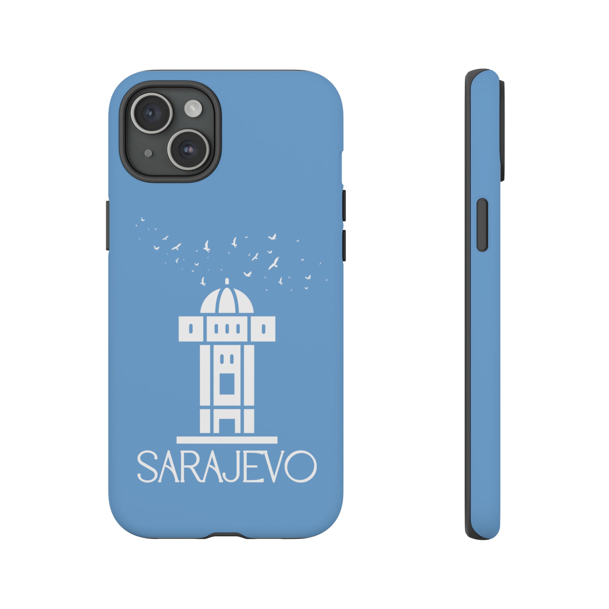 SARAJEVO SEBILJ Phone Case - Light Blue