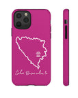 Šeher Bosno Volim Te Phone Case - Pink