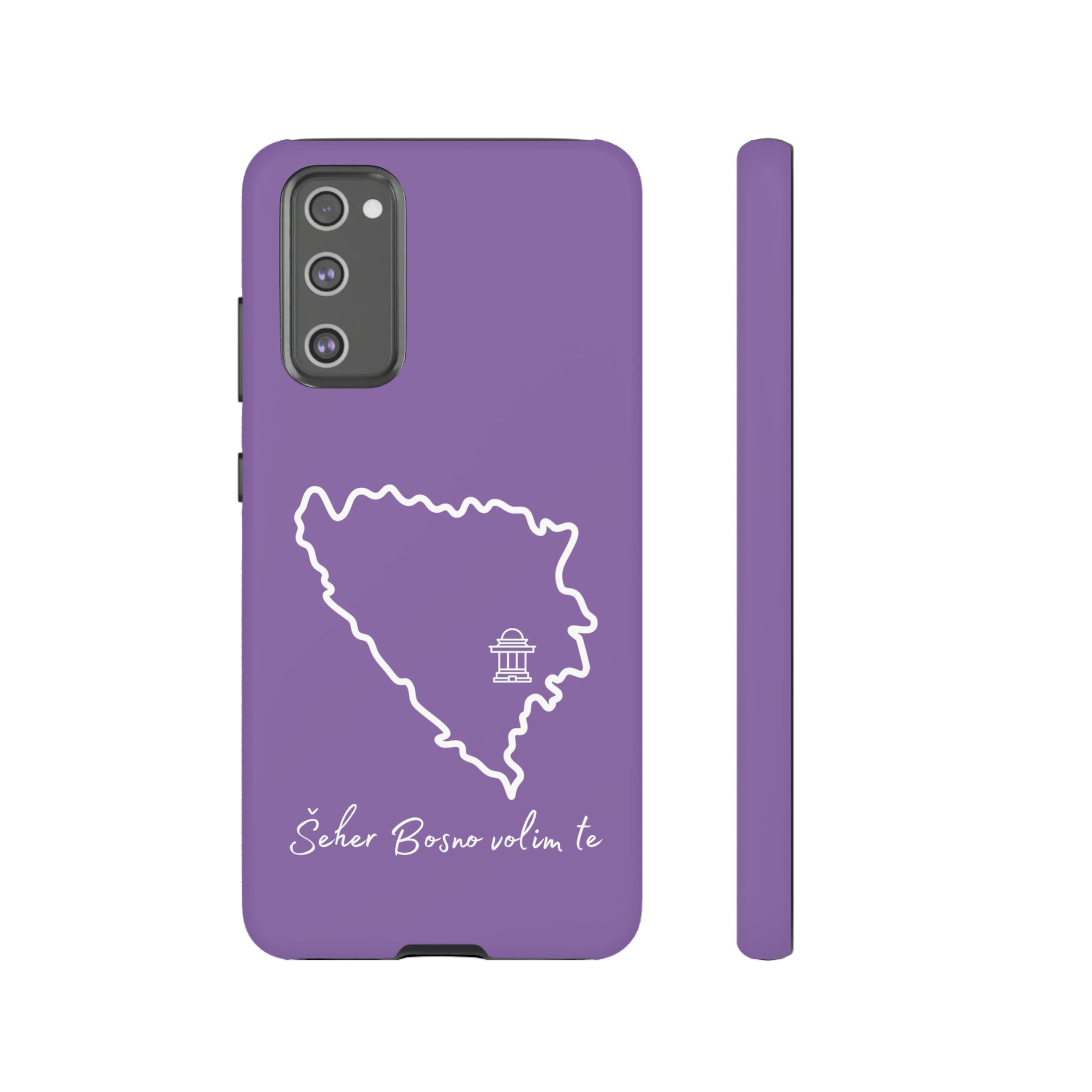 Šeher Bosno Volim Te Phone Case - Purple