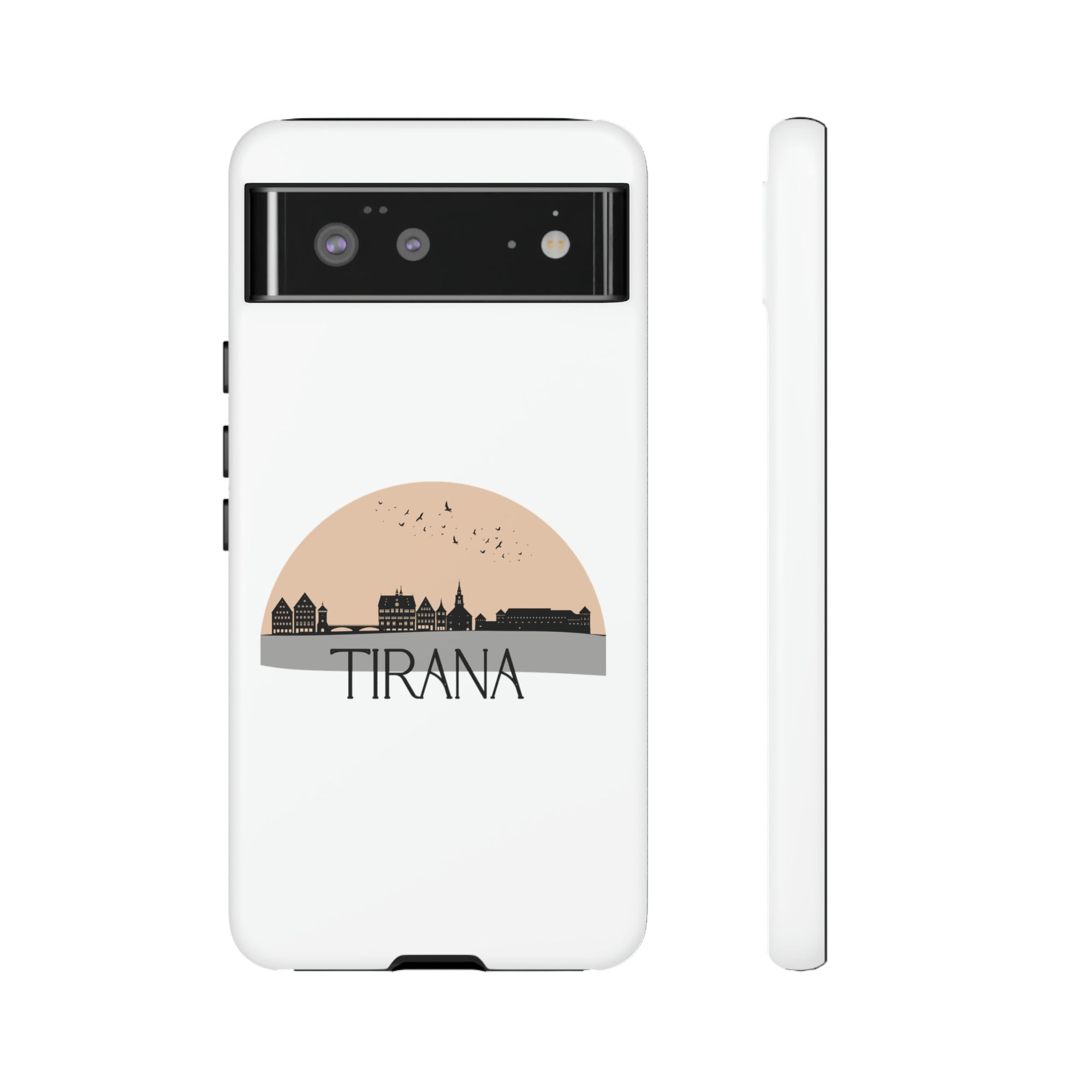 TIRANA Phone Case - White