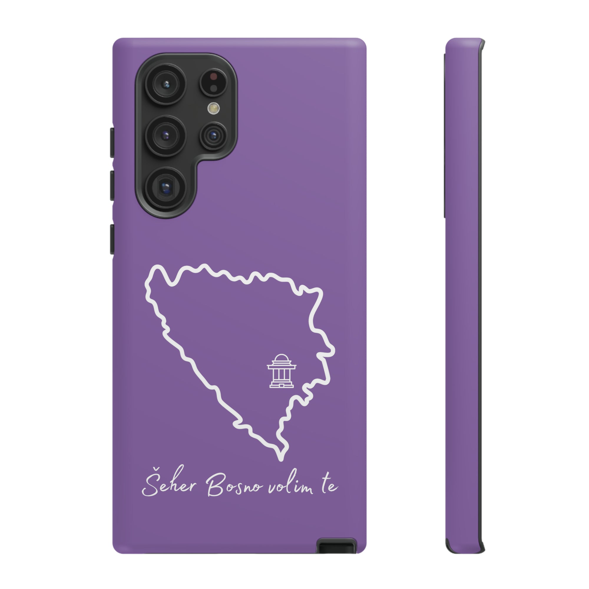 Šeher Bosno Volim Te Phone Case - Purple