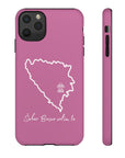 Šeher Bosno Volim Te Phone Case - Light Pink