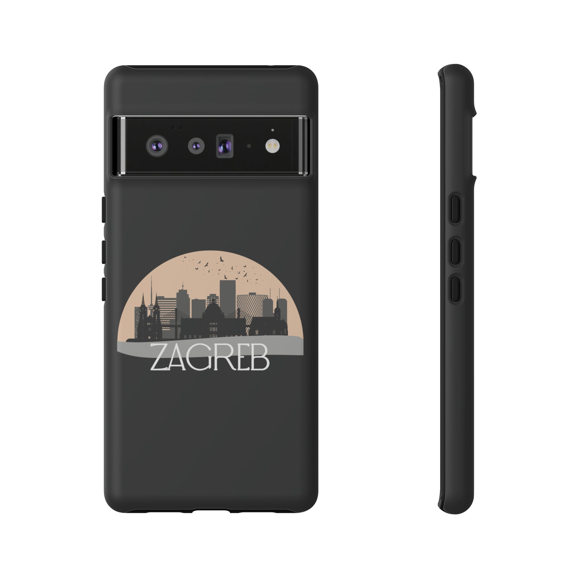 ZAGREB Phone Case - Black