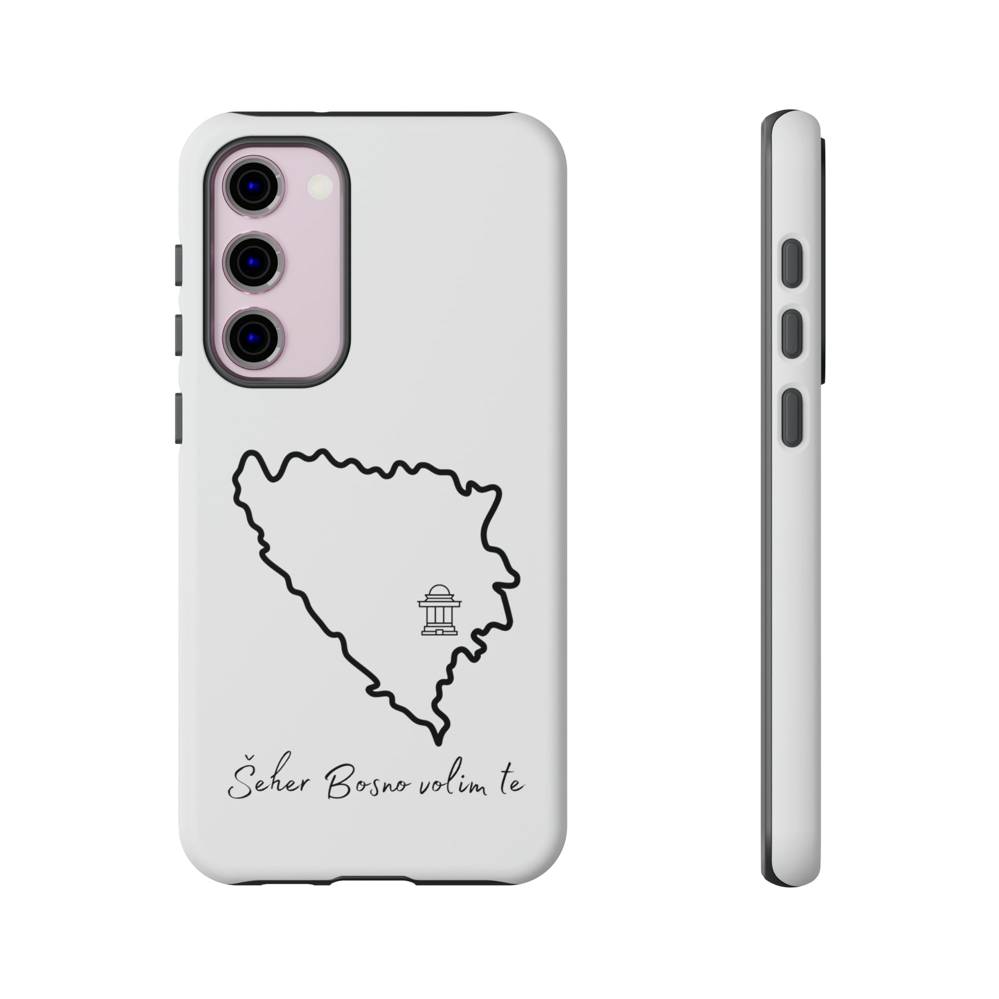 Šeher Bosno Volim Te Phone Case - White