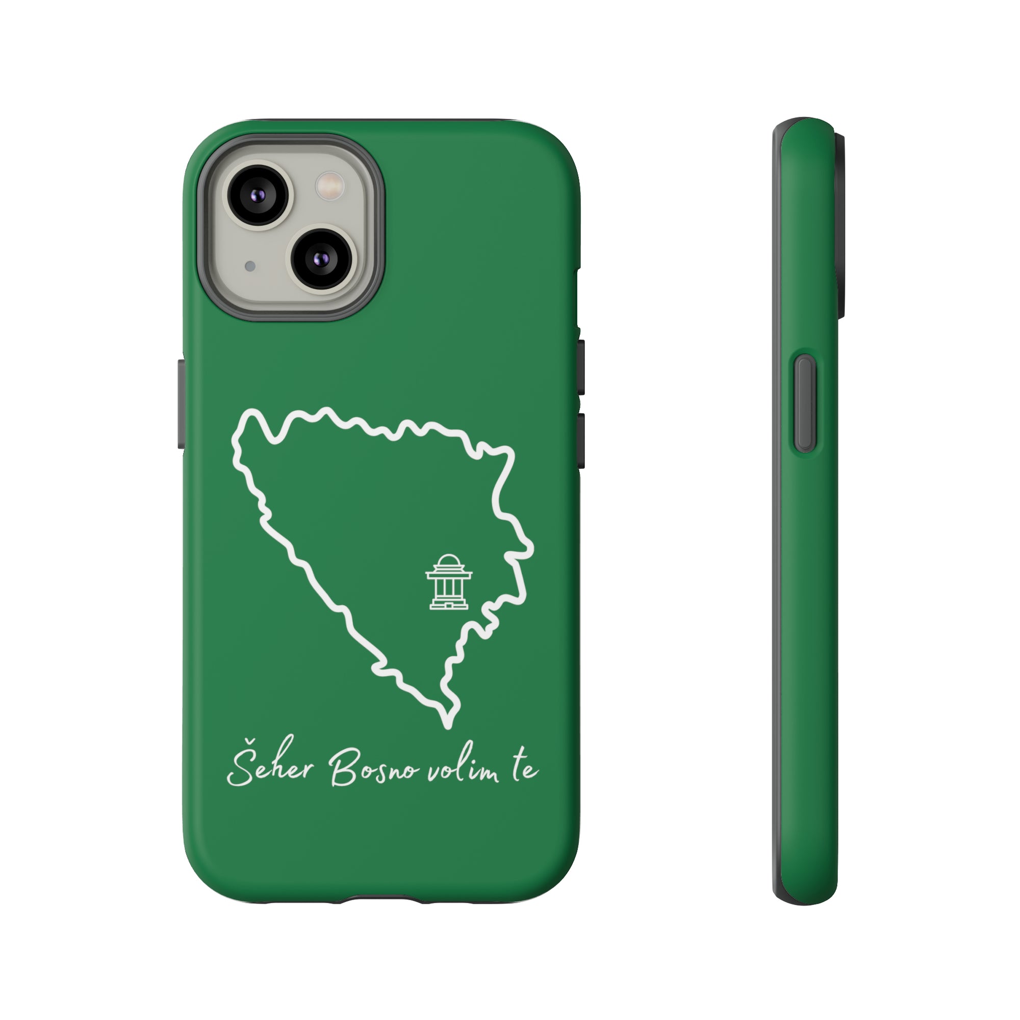 Šeher Bosno Volim Te Phone Case - Green