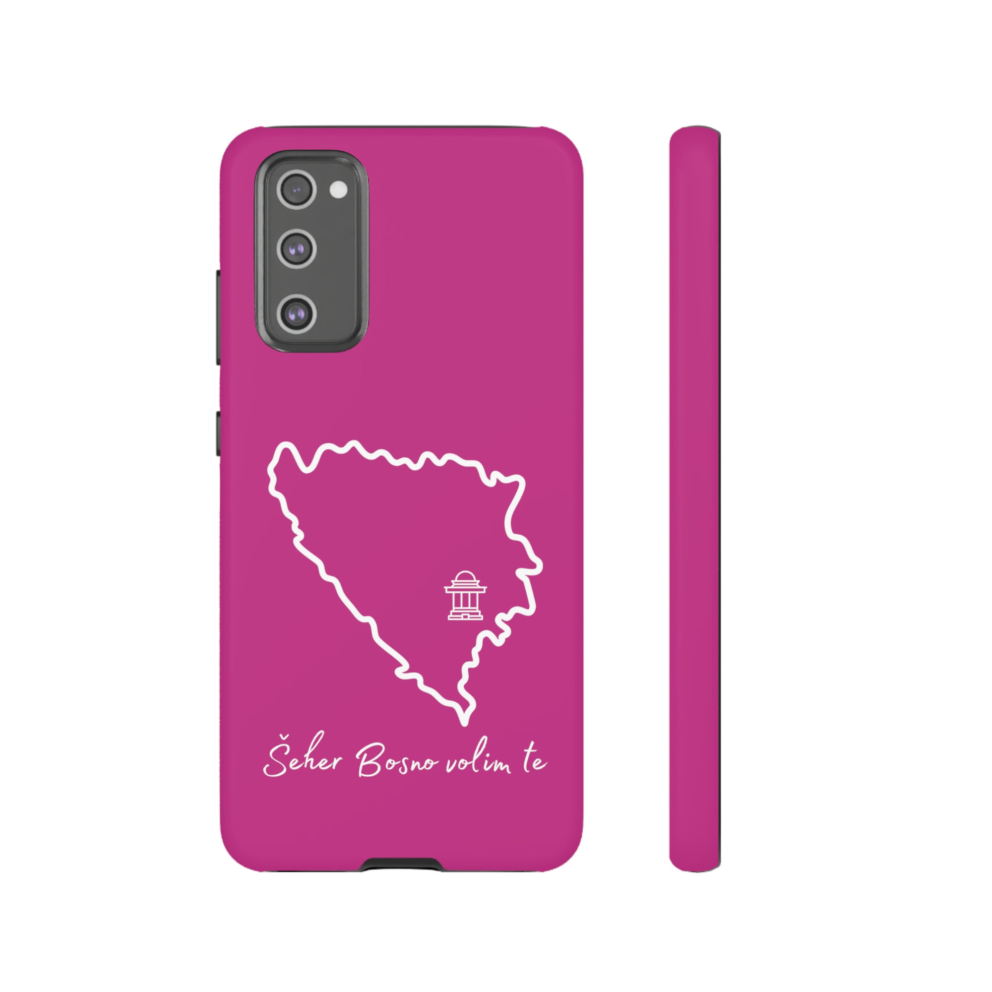 Šeher Bosno Volim Te Phone Case - Pink