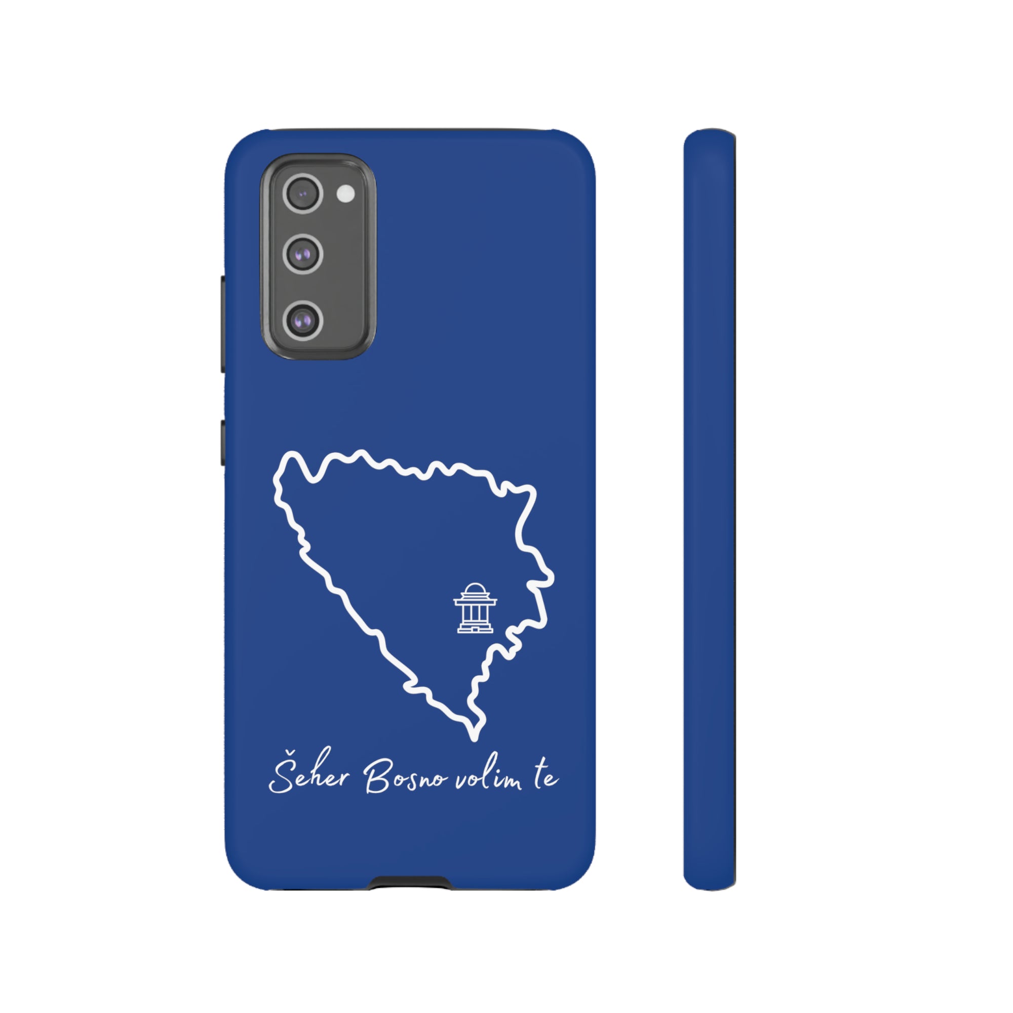 Šeher Bosno Volim Te Phone Case - Blue