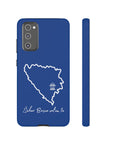 Šeher Bosno Volim Te Phone Case - Blue