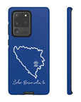 Šeher Bosno Volim Te Phone Case - Blue