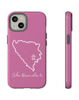 Šeher Bosno Volim Te Phone Case - Light Pink