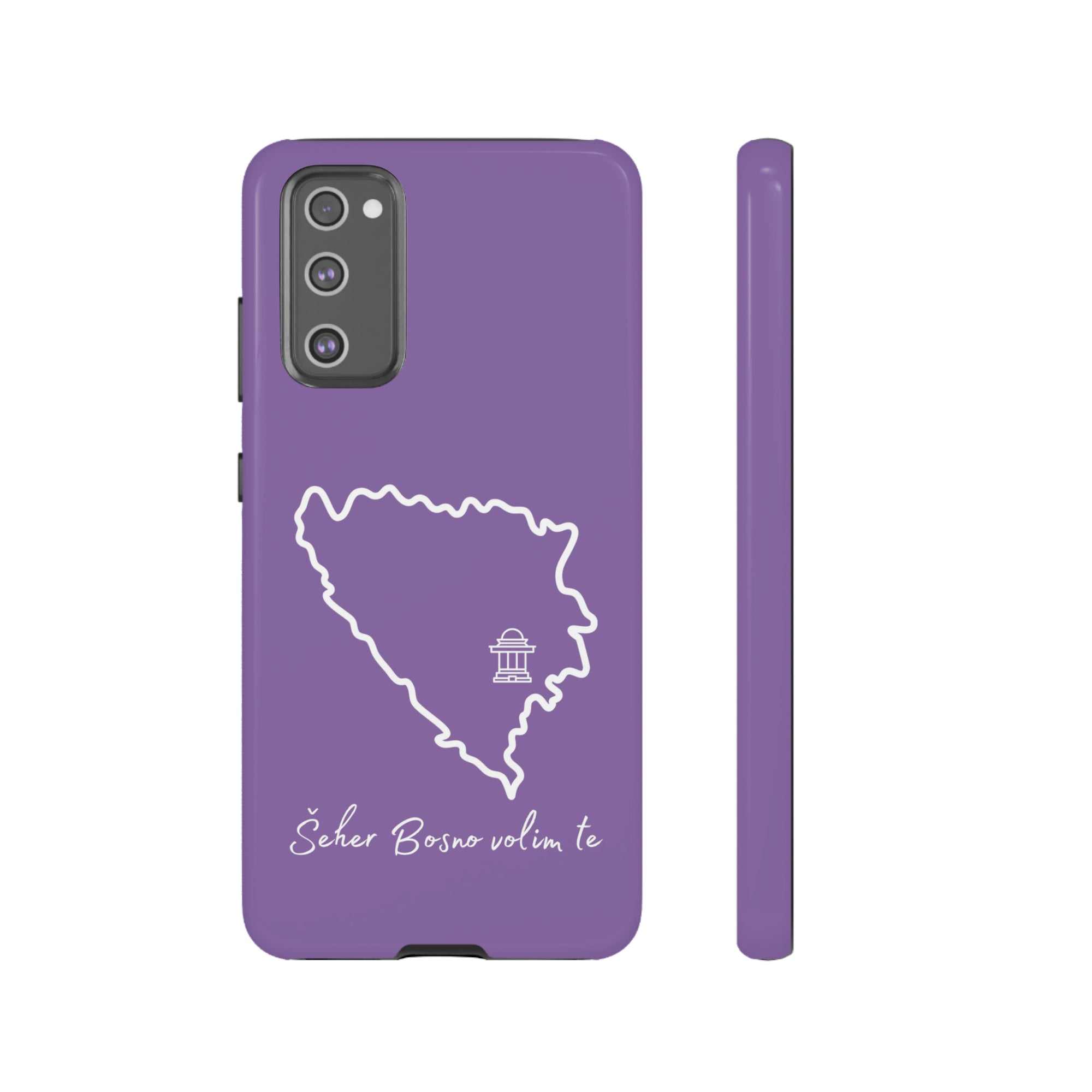 Šeher Bosno Volim Te Phone Case - Purple