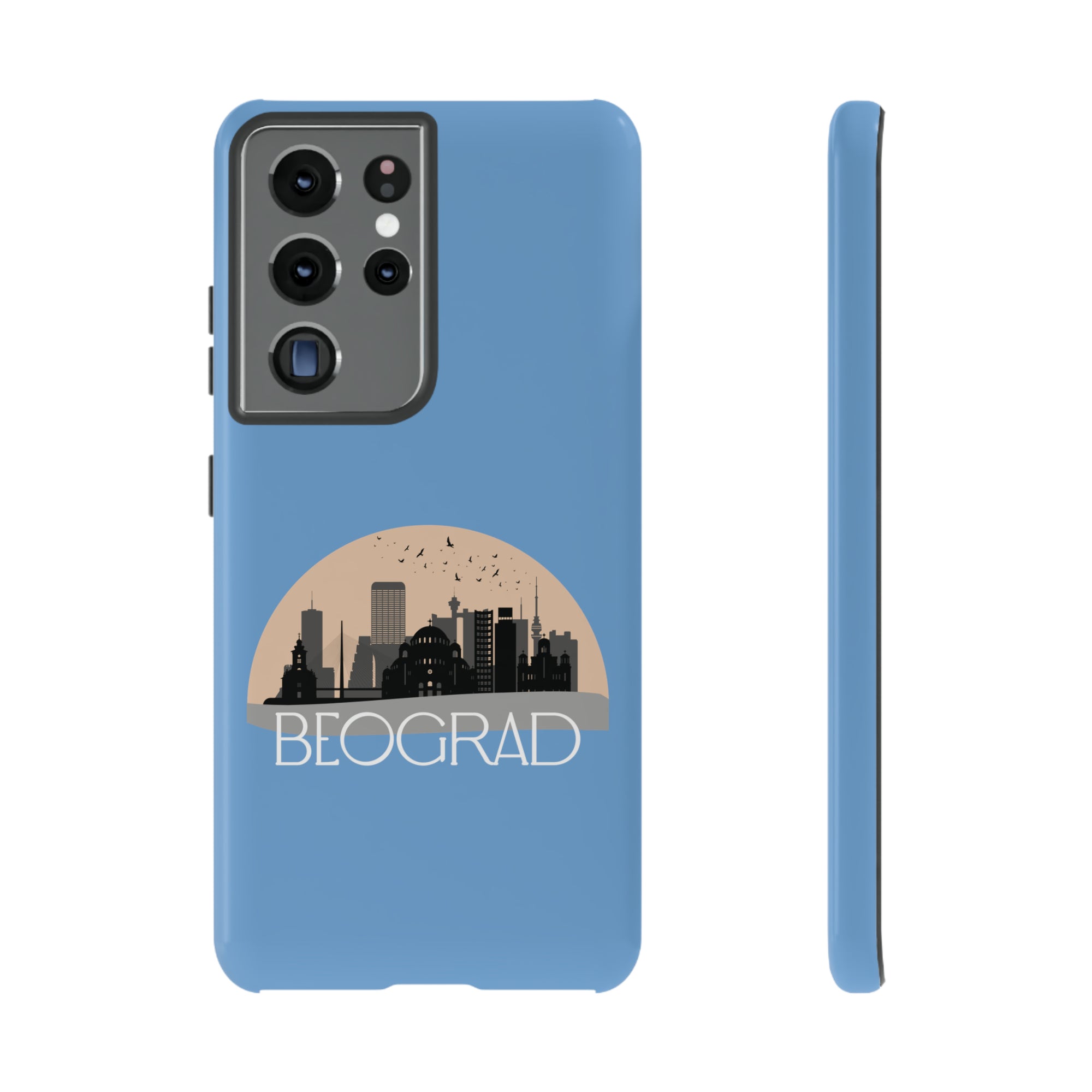 BEOGRAD Phone Case - Light Blue