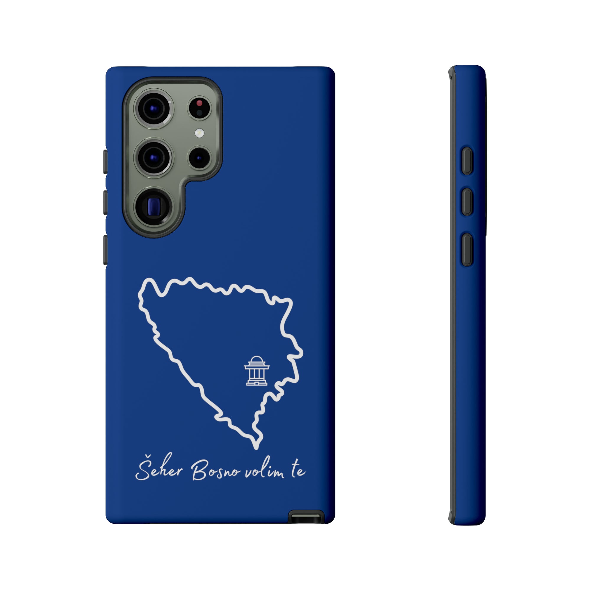 Šeher Bosno Volim Te Phone Case - Blue