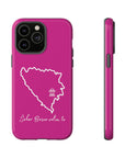 Šeher Bosno Volim Te Phone Case - Pink