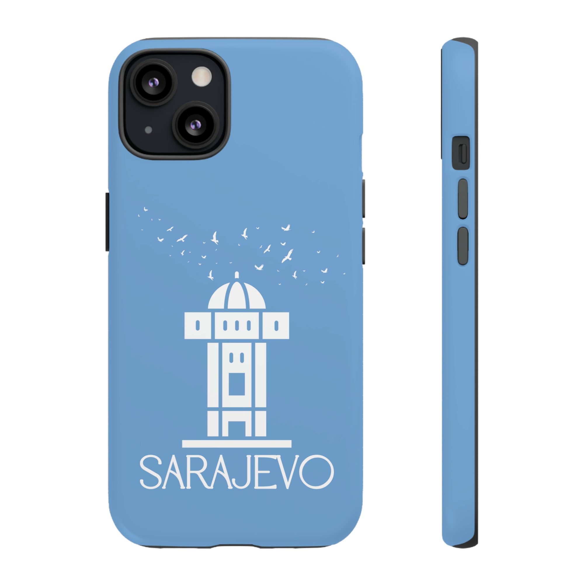 SARAJEVO SEBILJ Phone Case - Light Blue