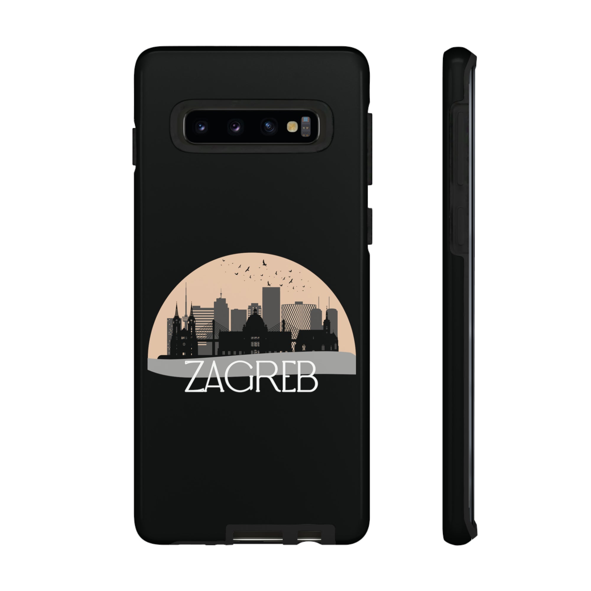 ZAGREB Phone Case - Black