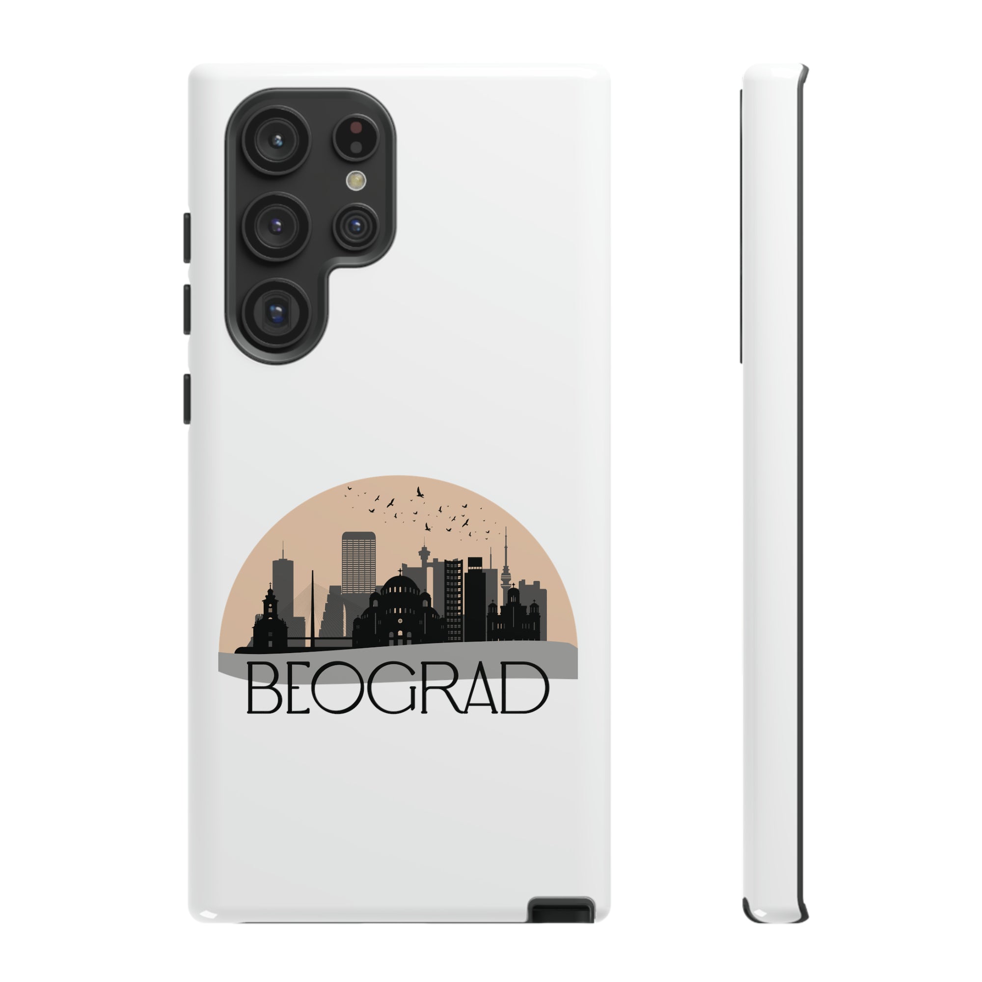 BEOGRAD Phone Case - White