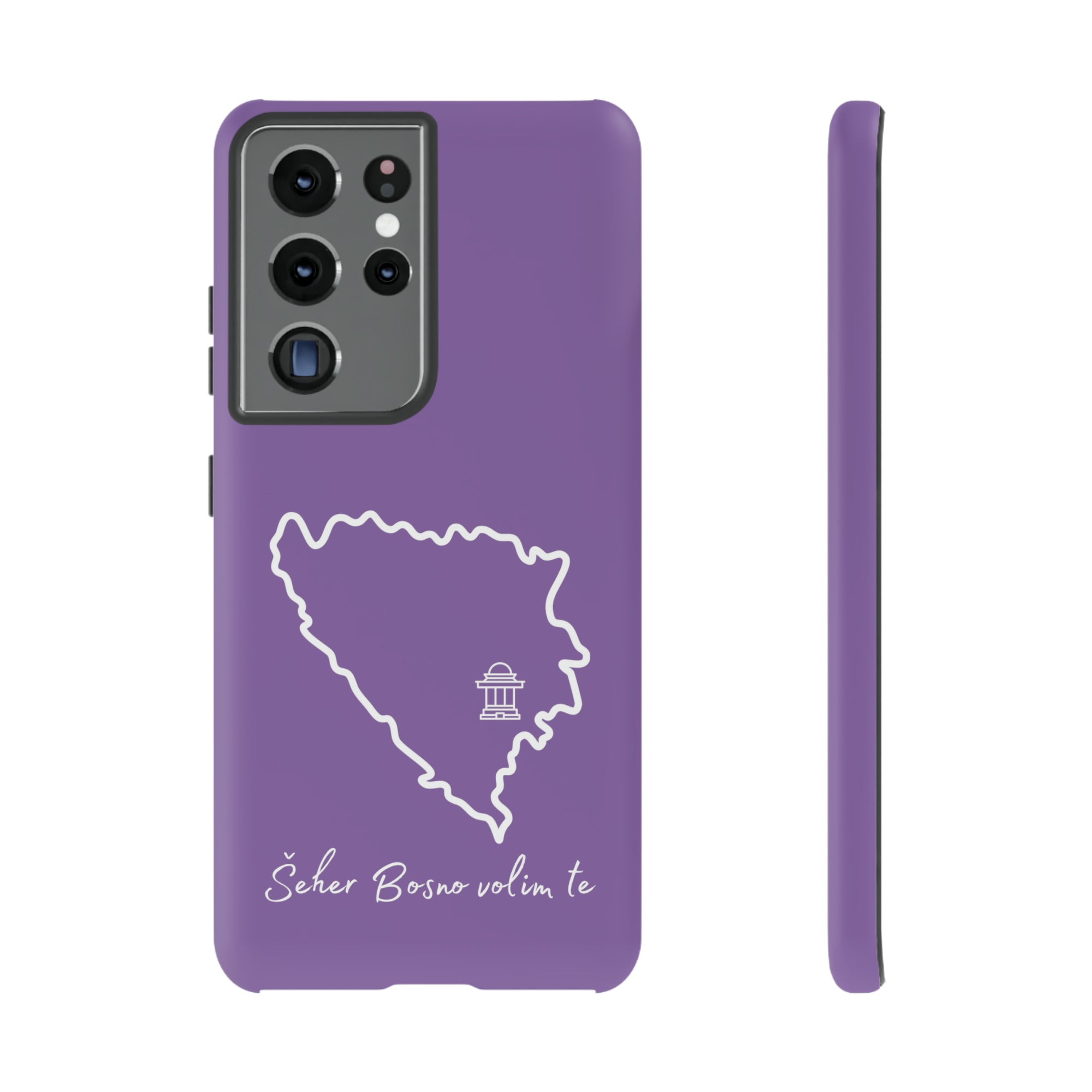 Šeher Bosno Volim Te Phone Case - Purple