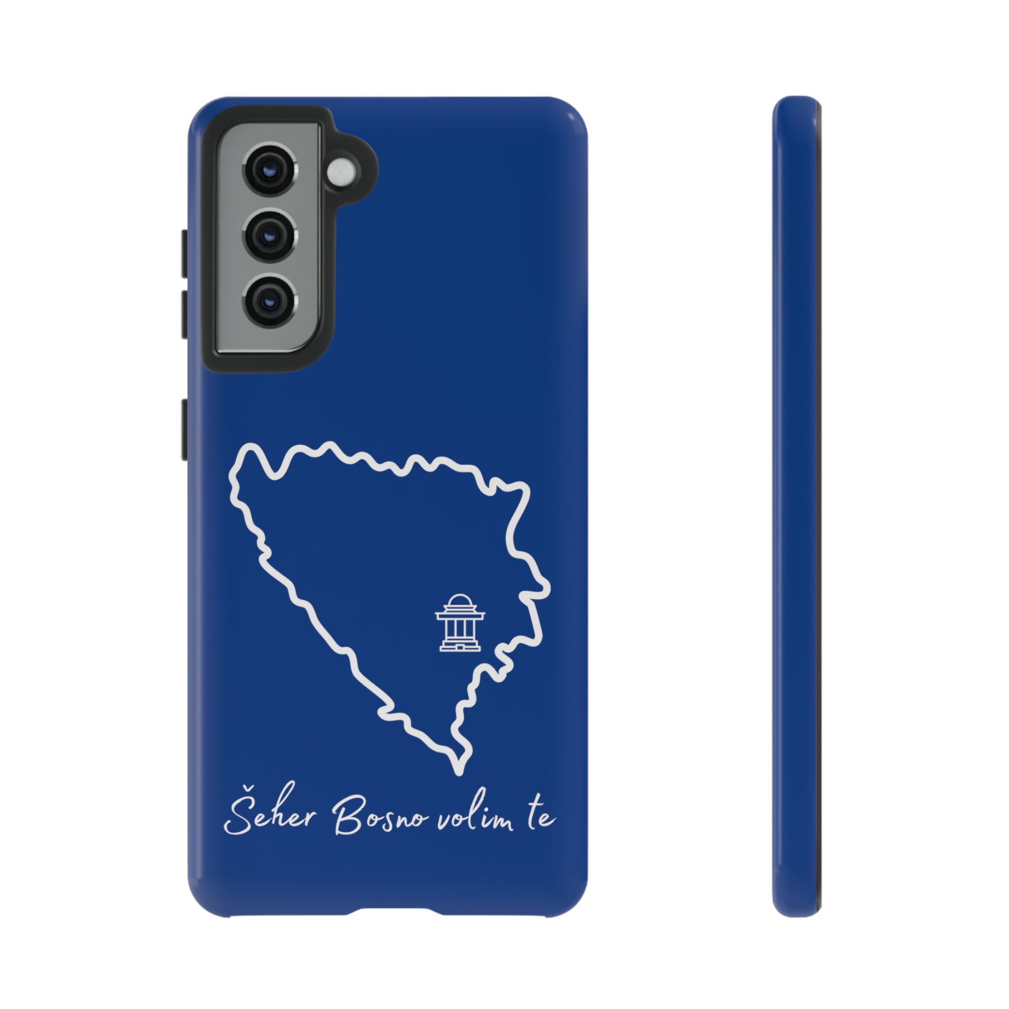 Šeher Bosno Volim Te Phone Case - Blue